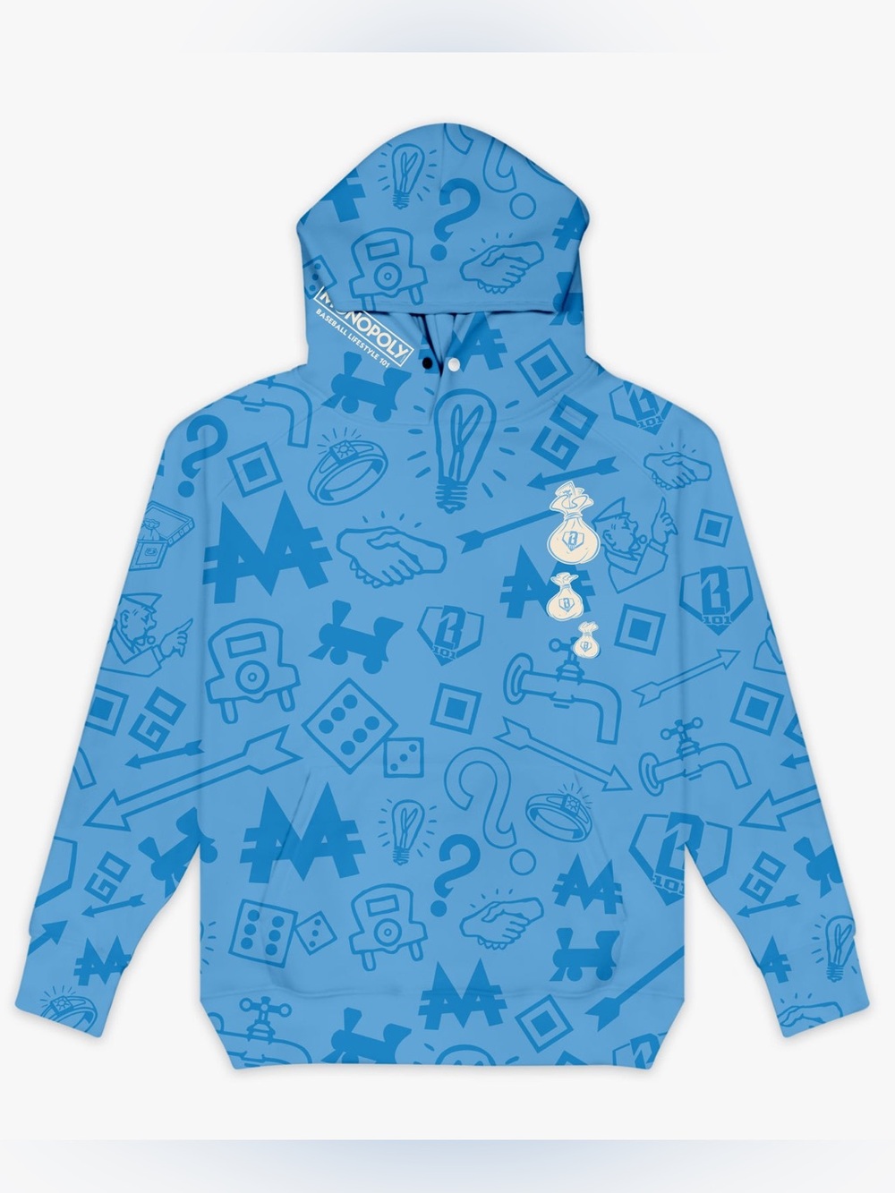NWT Baseball Lifestyle 101 x Monopoly Grand Slam Collector Hoodie (Small)